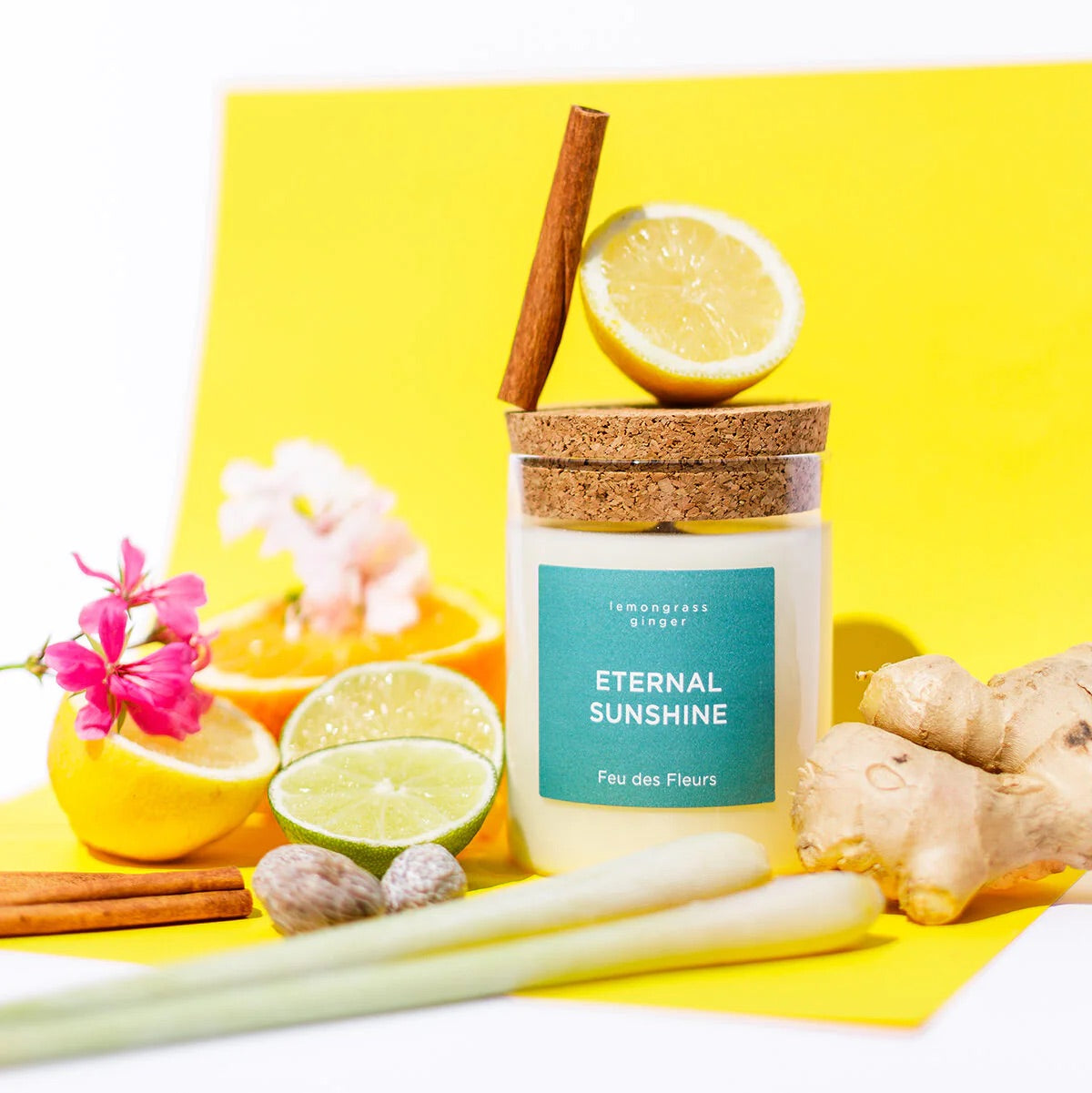 Mini Bougie Parfumée Eternal Sunshine 50 g - Feu des Fleurs