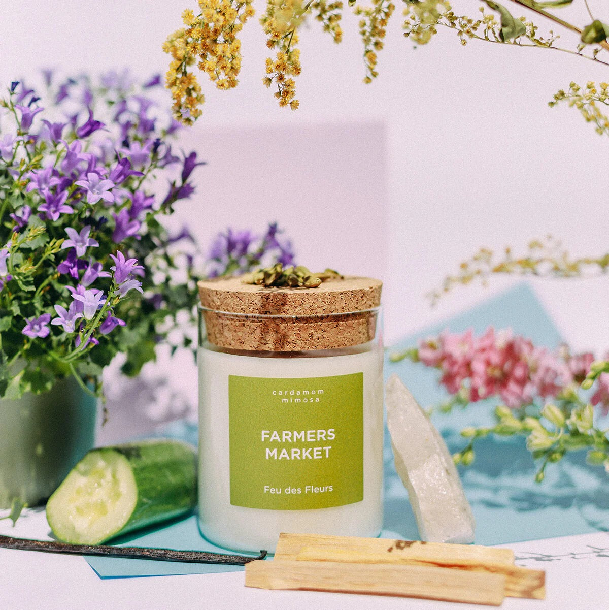 Bougie Parfumée Farmers Market 160 g - Feu des Fleurs