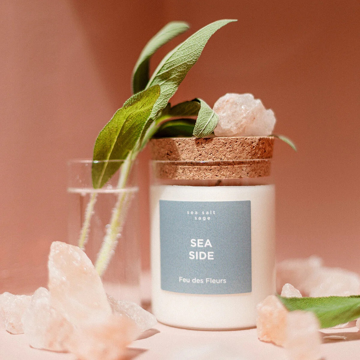Mini Bougie Parfumée Sea Side 50 g - Feu des Fleurs
