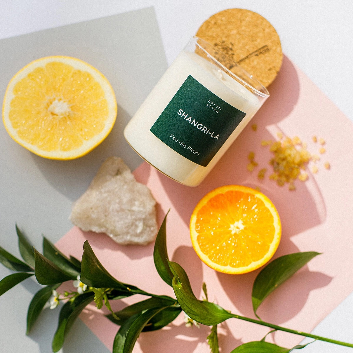 Mini Bougie Parfumée Shangri La 50 g - Feu des Fleurs