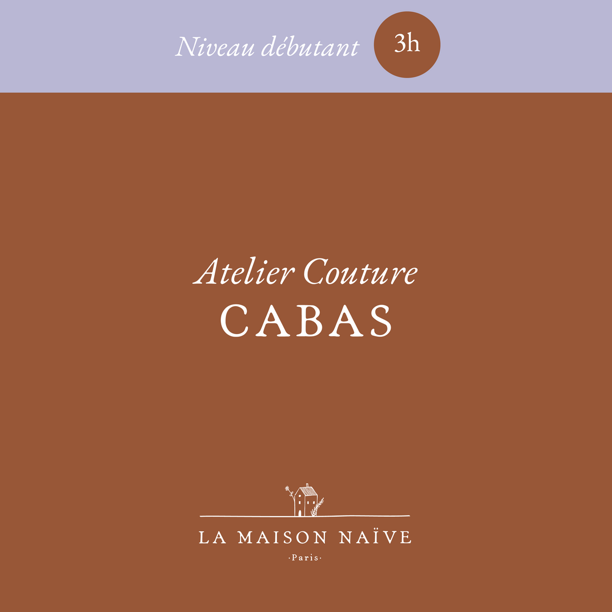 Atelier Couture Débutant : Sac Cabas - La Maison Naïve