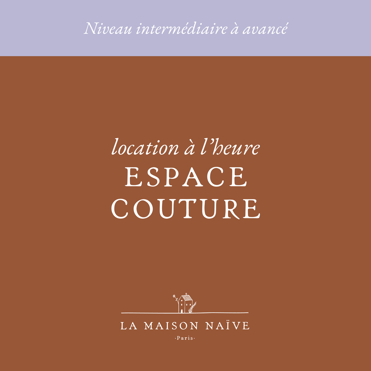 Location de l'espace atelier couture à Paris 10 à l'heure : machine et surjeteuse