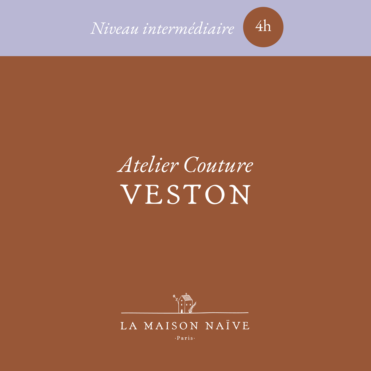 Atelier Couture Intermédiaire : Veston Colette - La Maison Naïve