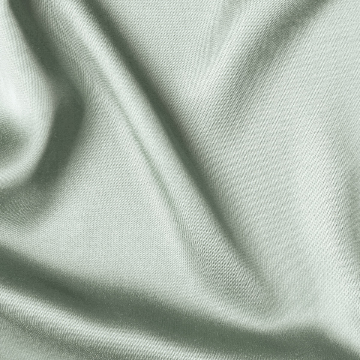 Tissu en satin de viscose vert Amande fabriqué en France