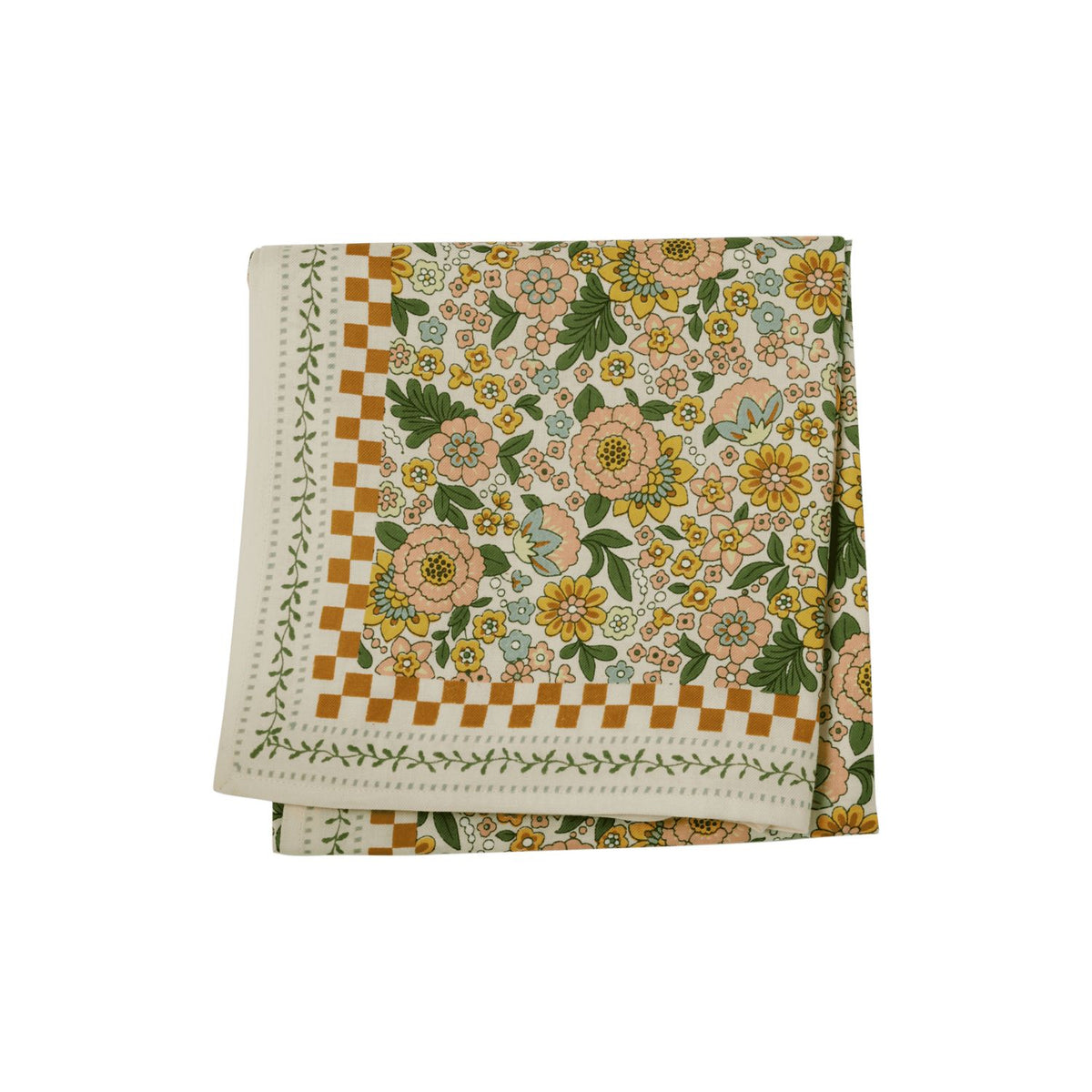 Grand Foulard Indien Amaia Rose Corail - Bonheur du Jour Paris