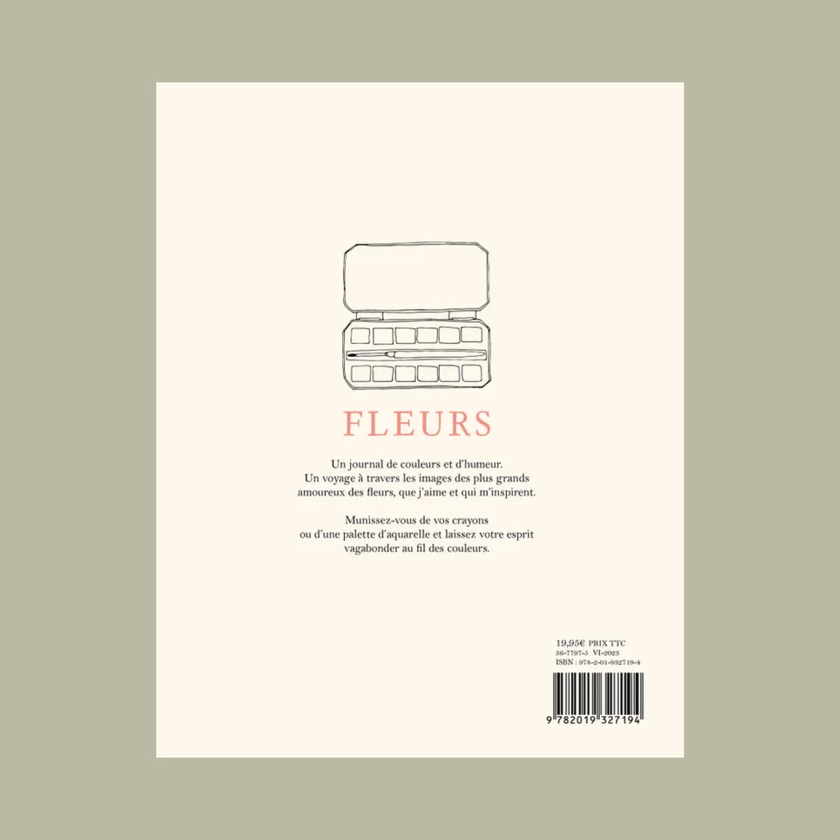 Couverture du livre Fleurs carnet de coloriages par Zoé de las Cases