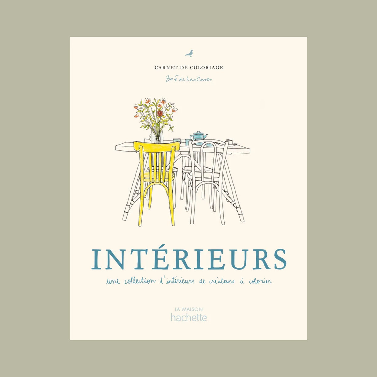 Couverture Livre Carnet de coloriages Intérieurs par Zoé de las Cases chez Hachette Éditions