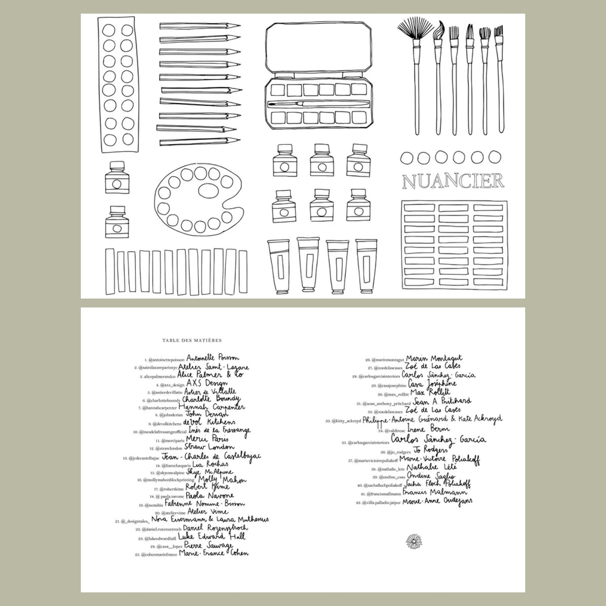 Pages intérieurs Livre Carnet de coloriages Intérieurs par Zoé de las Cases chez Hachette Éditions