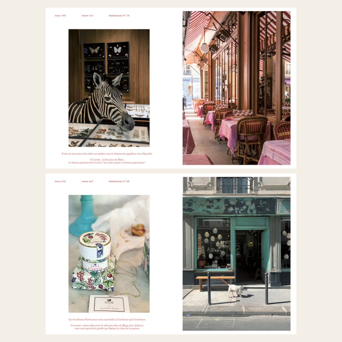 Photographies du livre Paris Chéri Travel Book par Zoé de Las Cases chez Hachette
