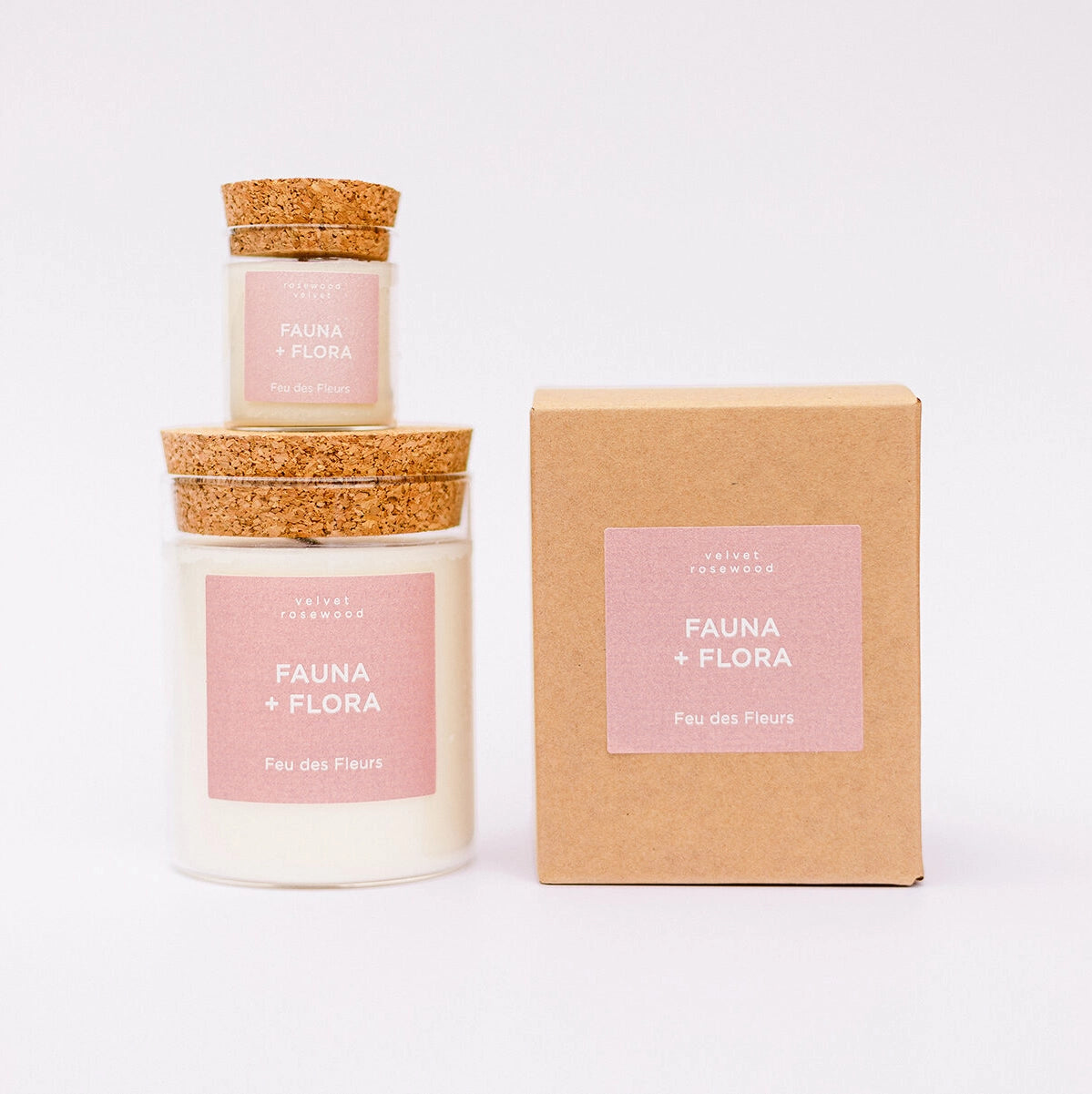 Mini Bougie Parfumée Fauna & Flora 50 g - Feu des Fleurs