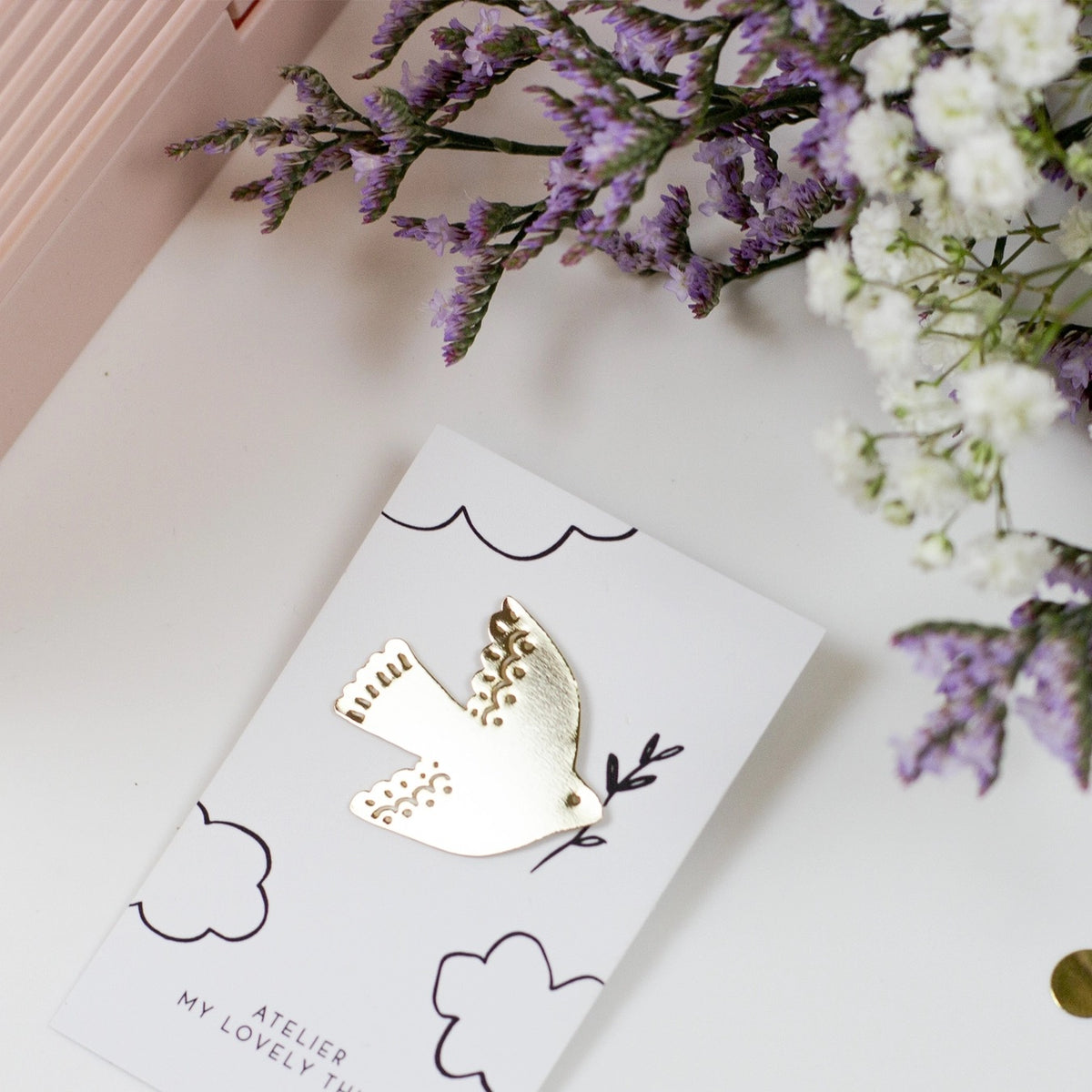 Pin's en Laiton Colombe - My Lovely Thing