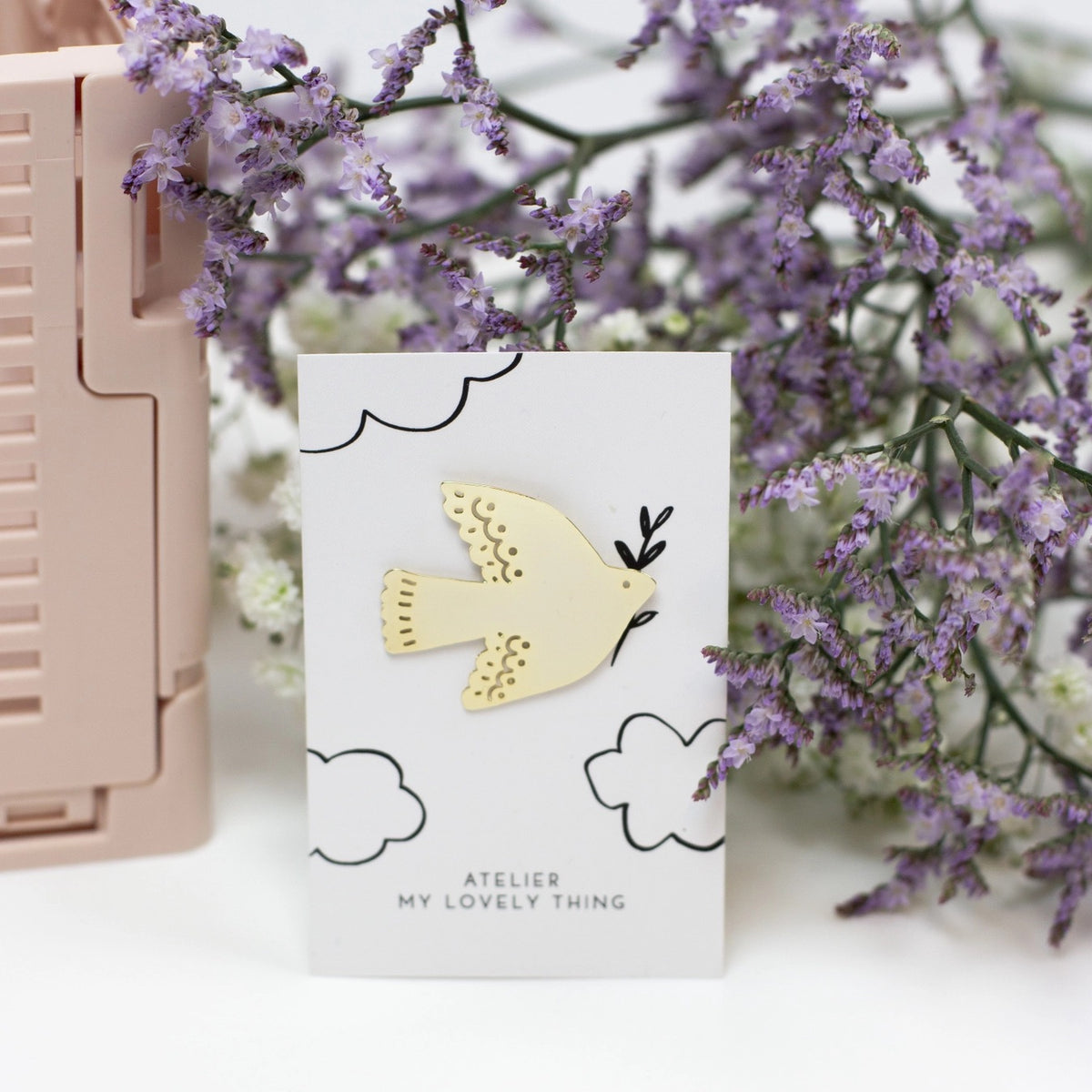 Pin's en Laiton Colombe - My Lovely Thing