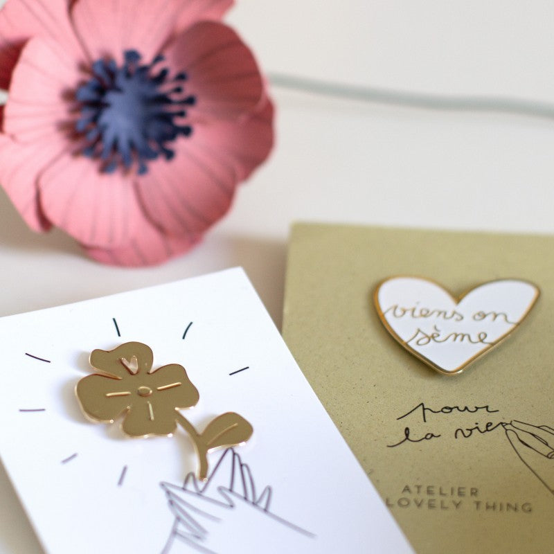Pin's en Laiton Trèfle - My Lovely Thing