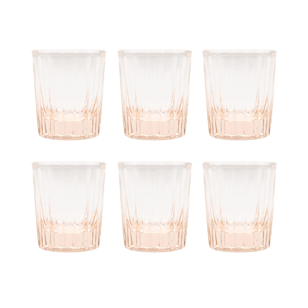 Verre Rose en Verre Recyclé La Maison Naïve