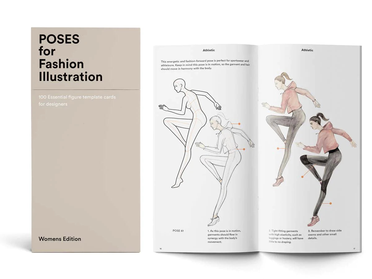 Poses for Fashion Illustration, Femme - Fashionary