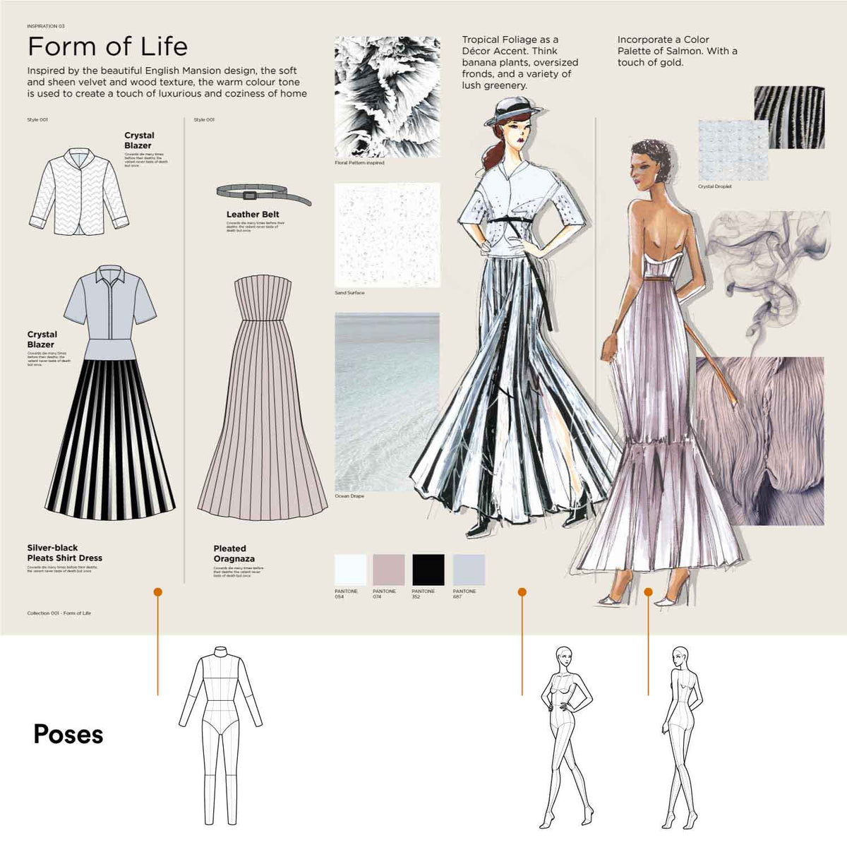Poses for Fashion Illustration, Femme - Fashionary