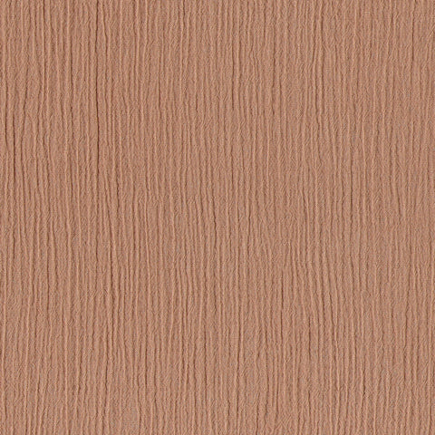 Tissu Crépon de Coton rose Tomette La Maison Naïve