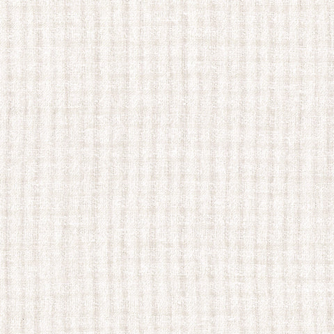 Tissu Coton Tissé Petits Carreaux Blanc Cassé La Maison Naïve